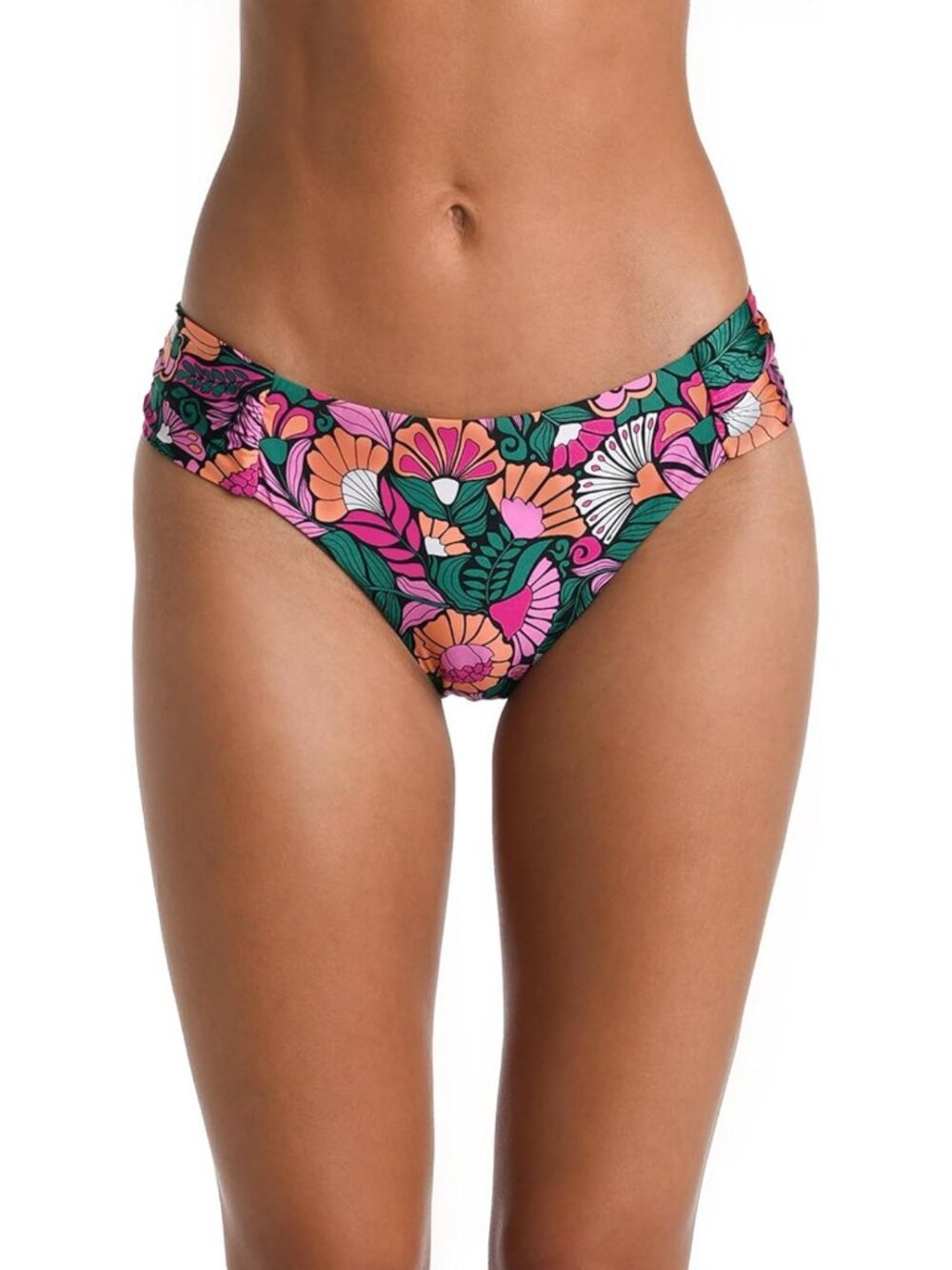 Stylish Women's Shirred Hipster Bikini Bottom - Perfect for Summer Swimwear!